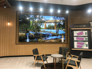 165" Video Wall for Menangle Park Display Suite, Macarthur Square
